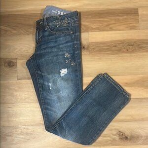 Gap 1969 Distressed Denim Jeans